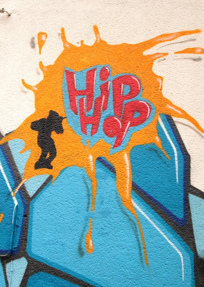 Hip-Hop colorful graffiti